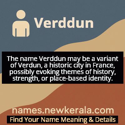 Verddun Name Meaning and Origin