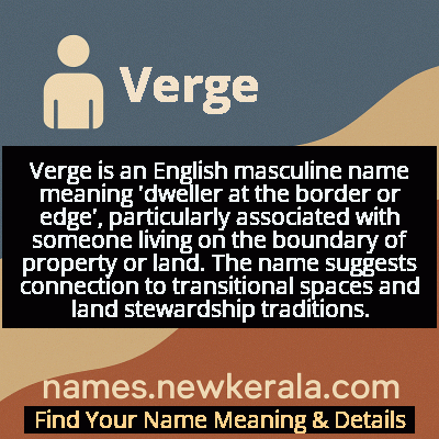 Verge Name Meaning and Origin