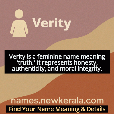 Verity Name Meaning and Origin