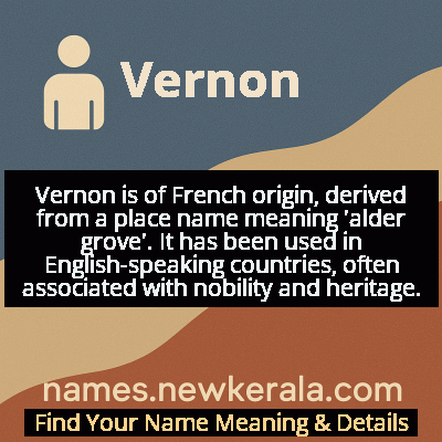 Vernon Name Meaning and Origin