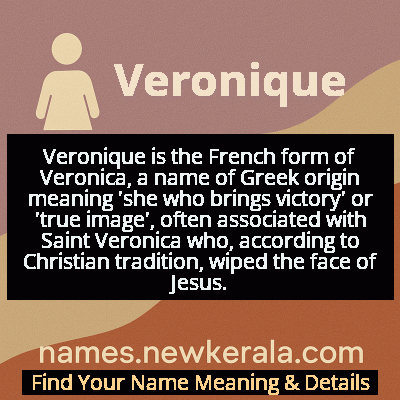 Veronique Name Meaning and Origin