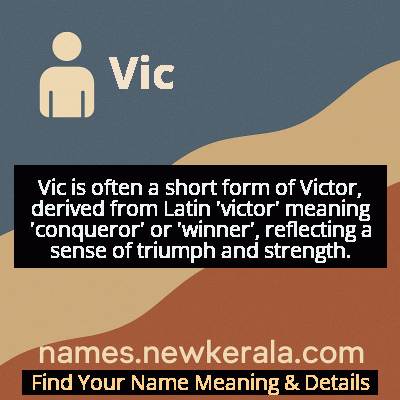 Vic Name Meaning and Origin