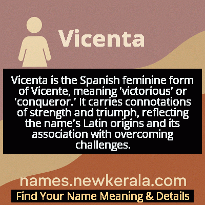 Vicenta Name Meaning and Origin
