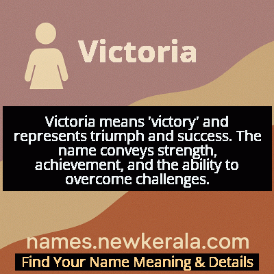 Victoria Name Meaning and Origin