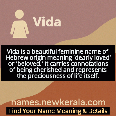 Vida Name Meaning and Origin