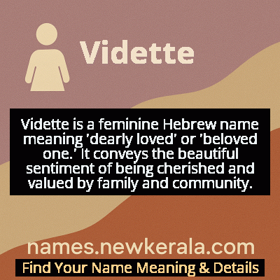 Vidette Name Meaning and Origin