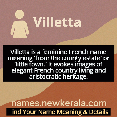 Villetta Name Meaning and Origin