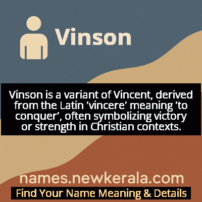 Vinson Name Meaning and Origin