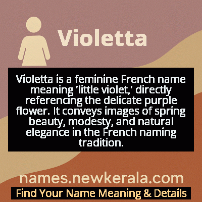 Violetta Name Meaning and Origin