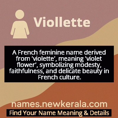 Viollette Name Meaning and Origin