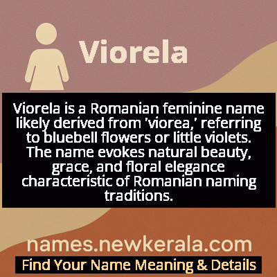 Viorela Name Meaning and Origin