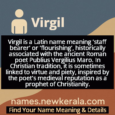 Virgil Name Meaning and Origin
