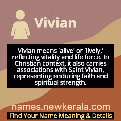 Vivian Name Meaning and Origin