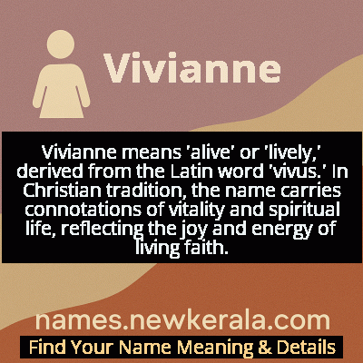 Vivianne Name Meaning and Origin