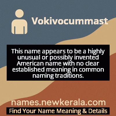 Vokivocummast Name Meaning and Origin