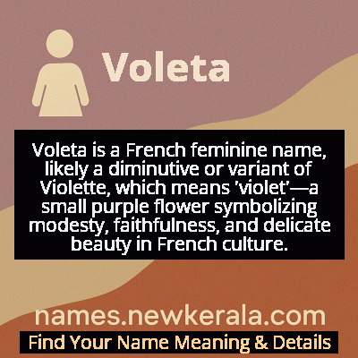 Voleta Name Meaning and Origin