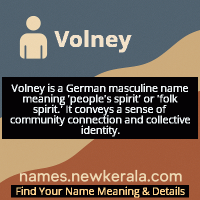 Volney Name Meaning and Origin