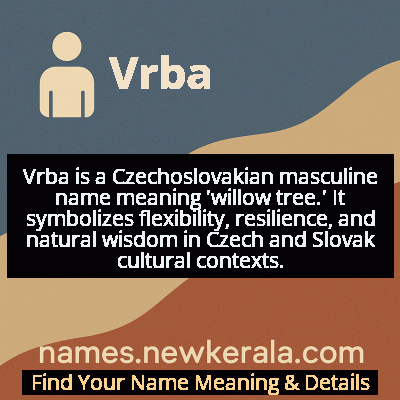 Vrba Name Meaning and Origin