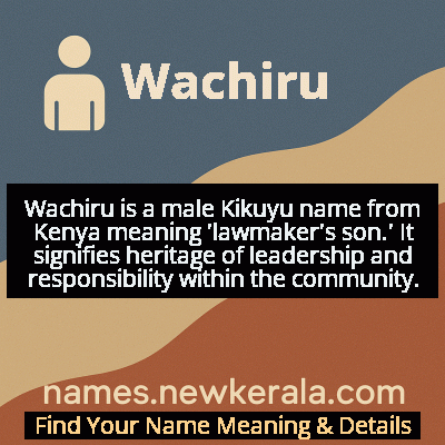 Wachiru Name Meaning and Origin