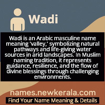 Wadi Name Meaning and Origin