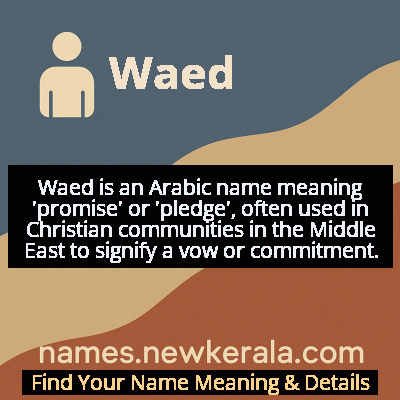 Waed Name Meaning and Origin