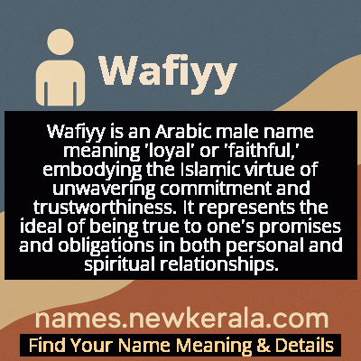 Wafiyy Name Meaning and Origin