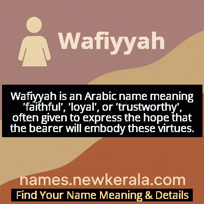 Wafiyyah Name Meaning and Origin