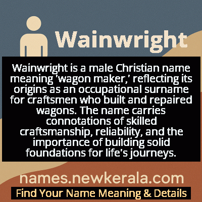 Wainwright Name Meaning and Origin