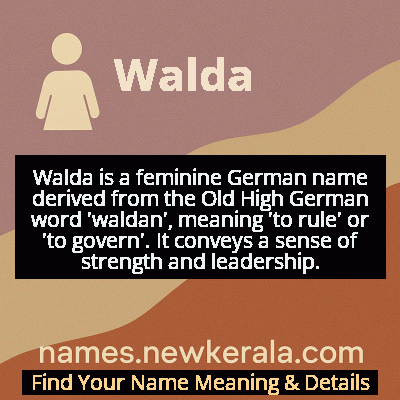 Walda Name Meaning and Origin