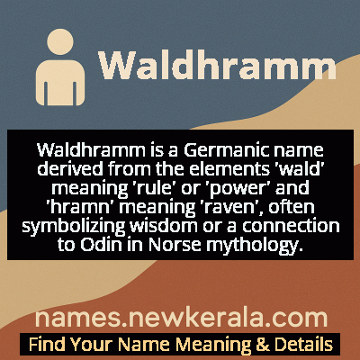 Waldhramm Name Meaning and Origin