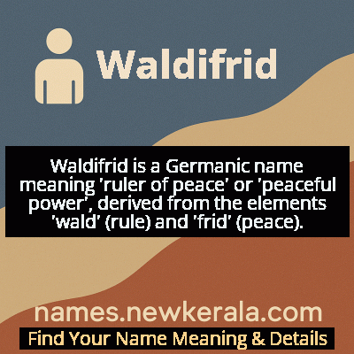 Waldifrid Name Meaning and Origin