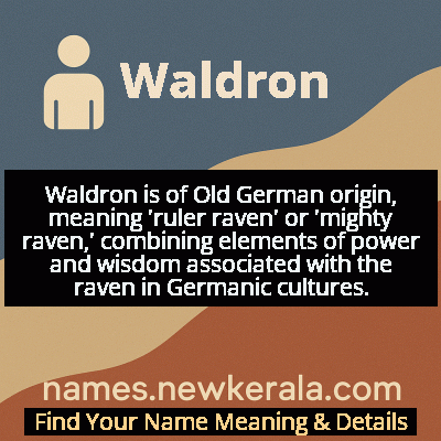 Waldron Name Meaning and Origin