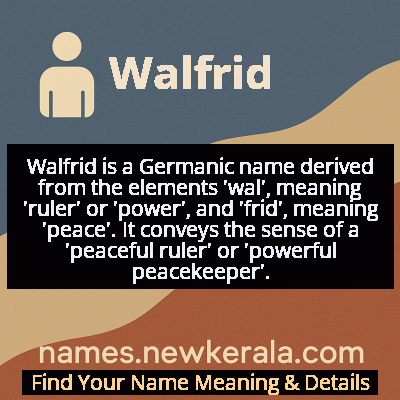 Walfrid Name Meaning and Origin
