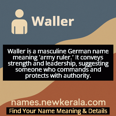 Waller Name Meaning and Origin
