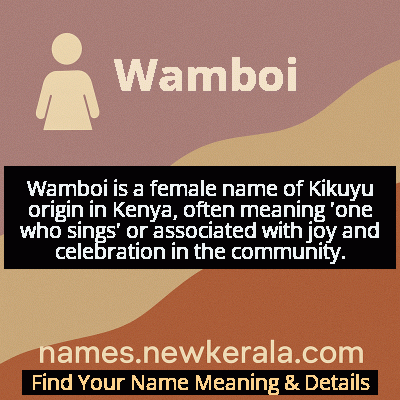 Wamboi Name Meaning and Origin