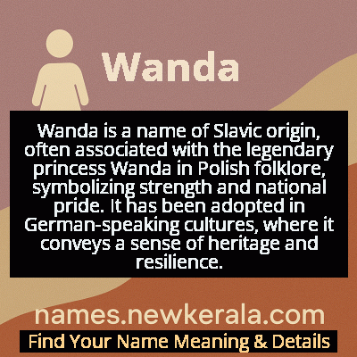 Wanda Name Meaning and Origin