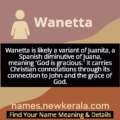Wanetta Name Meaning and Origin