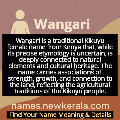Wangari Name Meaning and Origin
