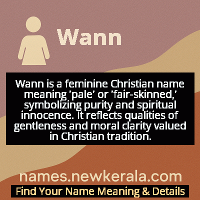 Wann Name Meaning and Origin