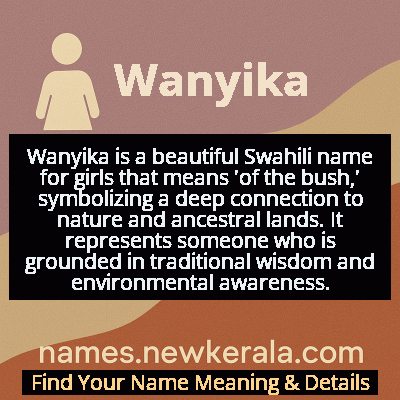 Wanyika Name Meaning and Origin