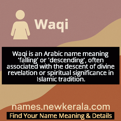 Waqi Name Meaning and Origin