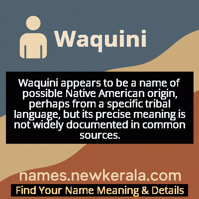Waquini Name Meaning and Origin