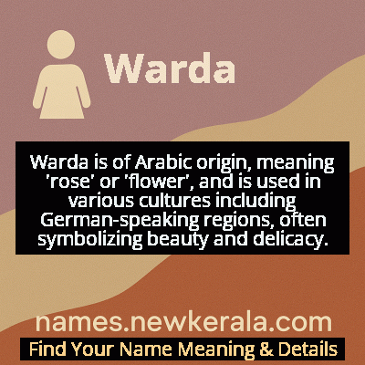 Warda Name Meaning and Origin