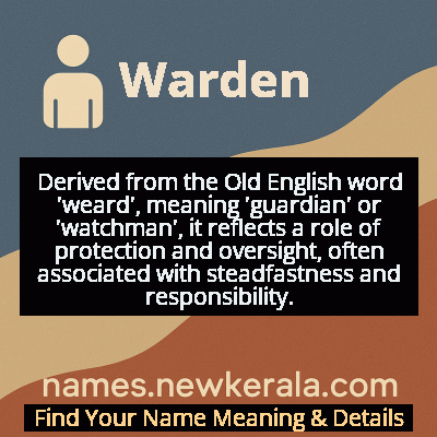 Warden Name Meaning and Origin
