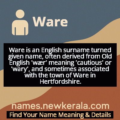 Ware Name Meaning and Origin