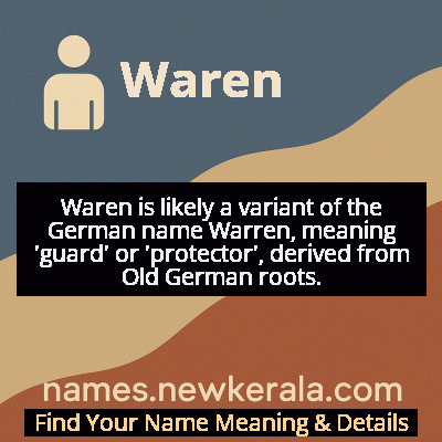Waren Name Meaning and Origin