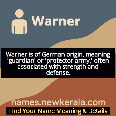 Warner Name Meaning and Origin