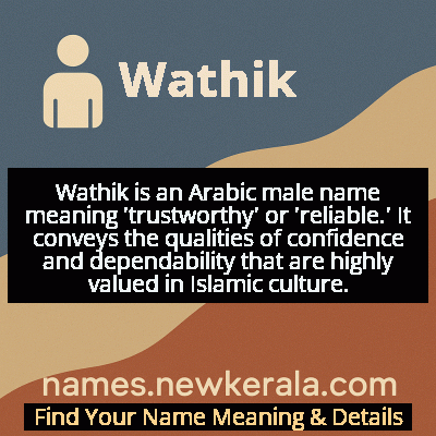 Wathik Name Meaning and Origin