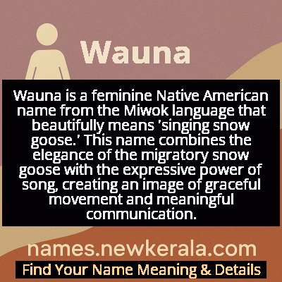 Wauna Name Meaning and Origin