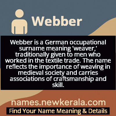 Webber Name Meaning and Origin